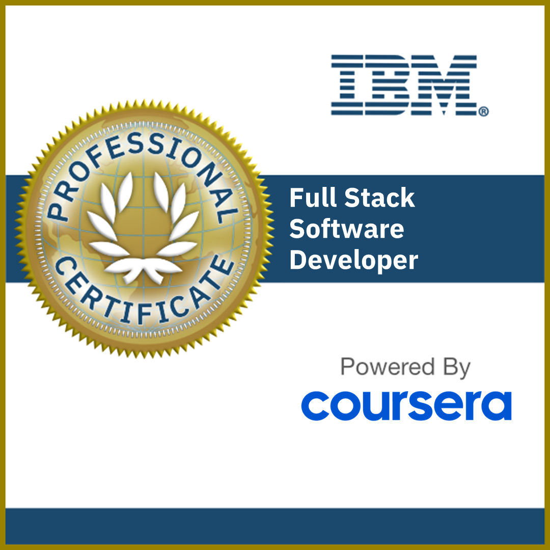 Full Stack Development Certificate